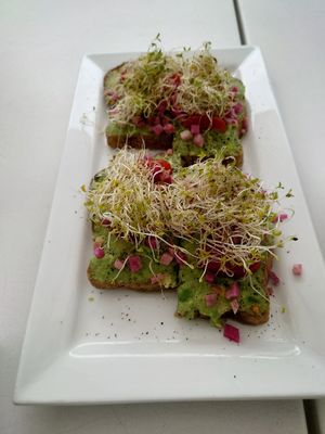 Avocado Toast With Sprouts at Meraki Juice Kitchen  in West Palm Beach
