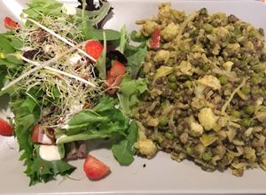 The dish of the day at De Plaats in Bruges