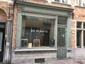 Outside at De Plaats in Bruges