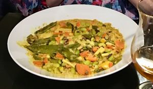 Vegan curry at De Plaats in Bruges
