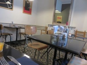 interior at De Plaats in Bruges