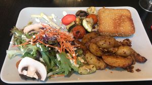 Yes that’s a strawberry! at De Plaats in Bruges