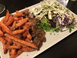 Seitan Flemish stew at De Plaats in Bruges
