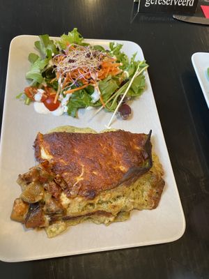 Veggie lasagna   at De Plaats in Bruges
