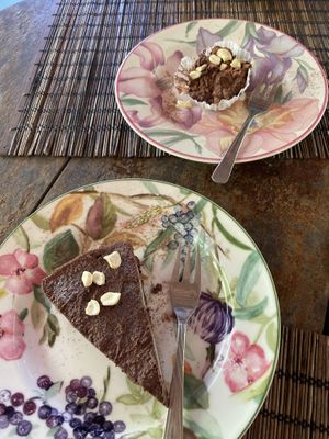 2 kind of choco desserts-AMAZING! at Aiona in Abang