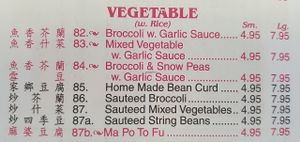 Menu at China Wok in New Port Richey