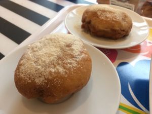 Paczki. (Fat Tuesday doughnut.) at Go Healthy in Krakow