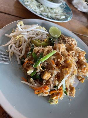 Pad Thai  at Govinda's Restaurant in Krabi