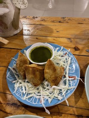 Samosa’s  at Govinda's Restaurant in Krabi