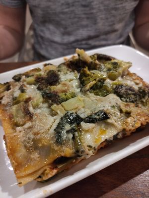 Lasagna at Govinda's Restaurant in Krabi