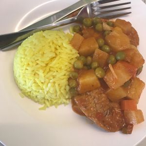 Delicious Seco/Steak dish  at Govinda's Restaurant in Krabi