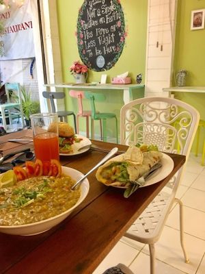 food was uber DELICIOUS!  at Govinda's Restaurant in Krabi