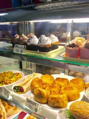 very delicious pastries
 at Govinda's Restaurant in Krabi