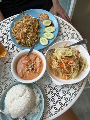   at Govinda's Restaurant in Krabi