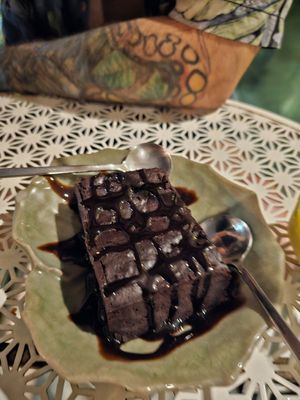Vegan Brownie at Govinda's Restaurant in Krabi