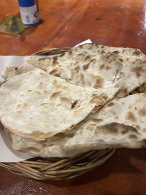 Naan  at Govinda's Restaurant in Krabi