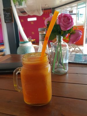 smoothie at Govinda's Restaurant in Krabi