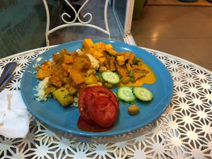 Only a little part of the awesome buffet  at Govinda's Restaurant in Krabi