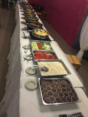 All you can eat buffet at Govinda's Restaurant in Krabi