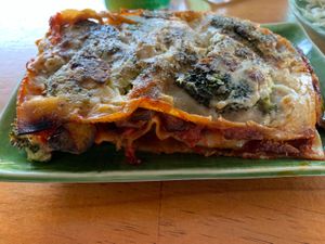 Vegan Lasagna  at Govinda's Restaurant in Krabi