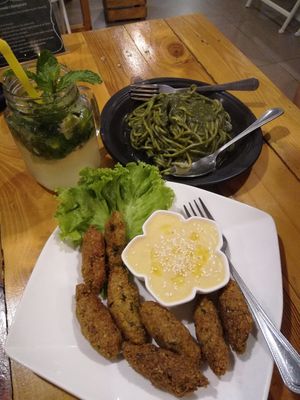 Falafel at Govinda's Restaurant in Krabi