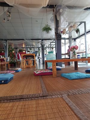 The new restaurant. at Govinda's Restaurant in Krabi