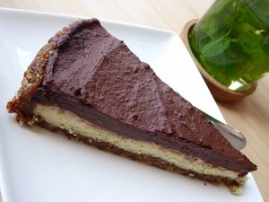 orange chocolate cake vegan at Loff Restaurant in Breda