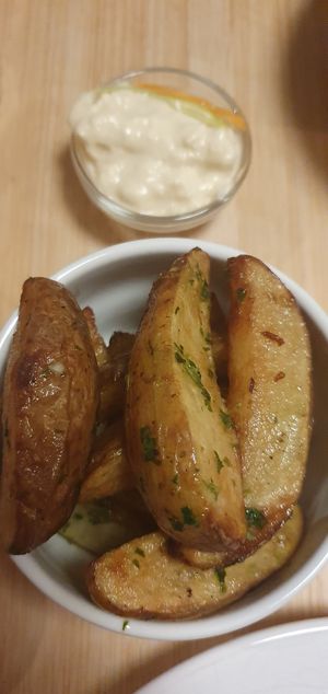 "Niekjes" and vegan mayo at Loff Restaurant in Breda