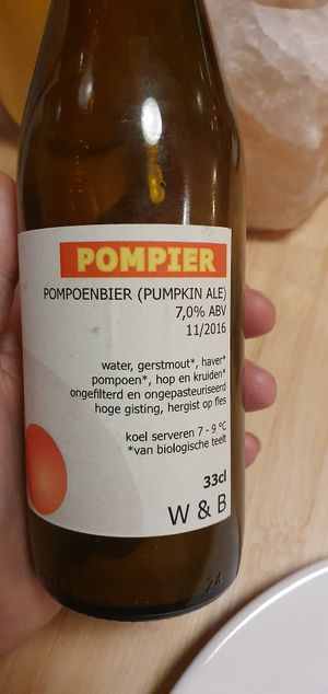 Pumpkinbeer at Loff Restaurant in Breda