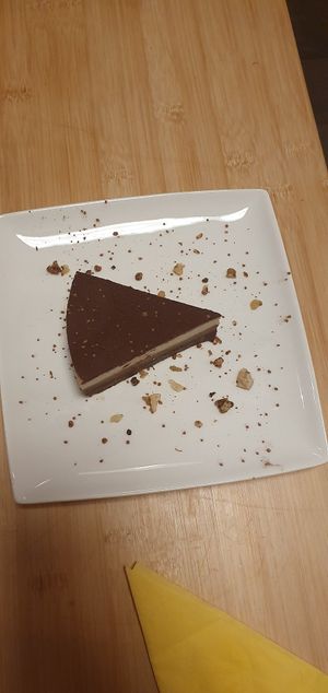 Coffee/chocolat pie at Loff Restaurant in Breda