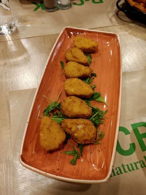 Nuggets veganoa at B-CREK Restaurant in Olot