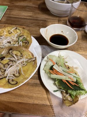   at Banh Xeo Zon in Hanoi