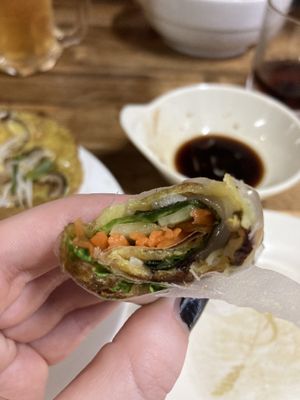   at Banh Xeo Zon in Hanoi