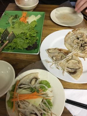 Yum!! at Banh Xeo Zon in Hanoi