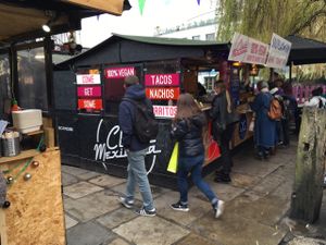 Kiosk Next to the Lock at Club Mexicana - Camden in North West London