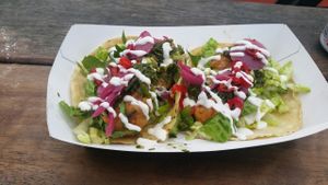 'Fish' tacos at Club Mexicana - Camden in North West London