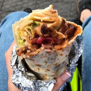 jackfruit burrito at Club Mexicana - Camden in North West London