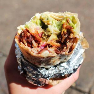 Club Mexicana burrito at Camden at Club Mexicana - Camden in North West London