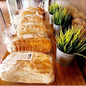 House-made sourdough and gluten free loaves. Both vegan! at Cafe YOU in Cape Coral