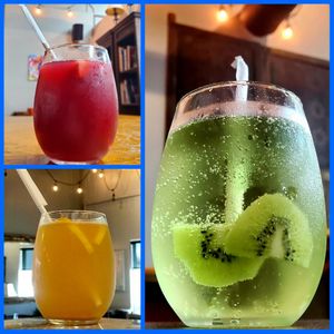 Healthy drink offerings. at Cafe YOU in Cape Coral