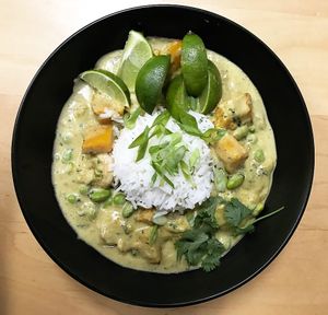 Guest Favorite! Thai Green Curry. at Cafe YOU in Cape Coral