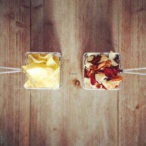 Chips at Santo Bagel in Lisbon