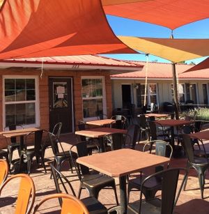 Patio at Peekaboo Canyon Wood Fired Kitchen at Peekaboo Canyon Wood Fired Kitchen in Kanab