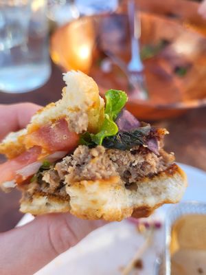 impossible burger at Peekaboo Canyon Wood Fired Kitchen in Kanab