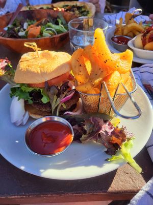 impossible burger at Peekaboo Canyon Wood Fired Kitchen in Kanab