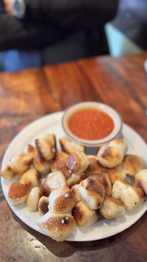 Garlic bread starter  at Peekaboo Canyon Wood Fired Kitchen in Kanab