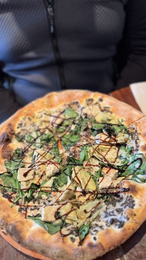 Pizza two, the sweet balsamic was not my favorite  at Peekaboo Canyon Wood Fired Kitchen in Kanab