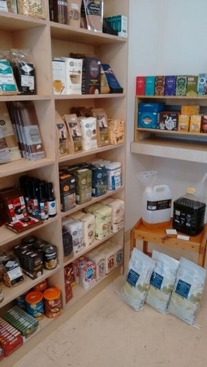 selection at Harvest Co-op in Glasgow