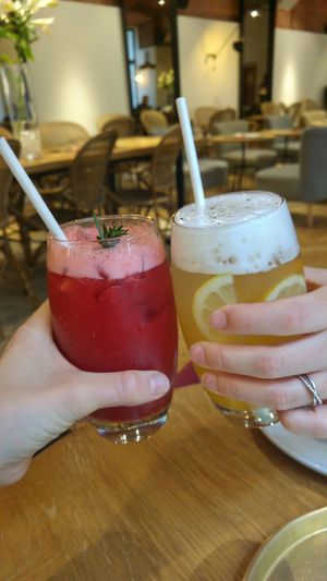 Rebarborovo malinova a citrusova limca at Mondieu - Laurinska in Bratislava