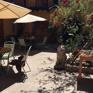 Courtyard at Salud De Luz in Cusco